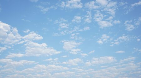 Cielo Azzuro Nuvole Bianche