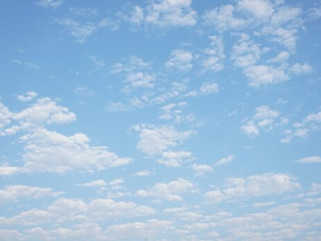 Cielo Azzuro Nuvole Bianche